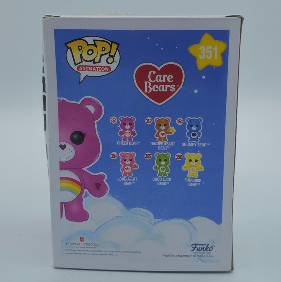 Funko POP! Care Bears Cheer Bear #351 Vinyl Figure - Picture 4 of 7